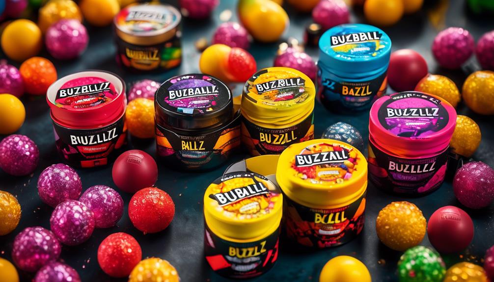 buzzballz packaging and sizes