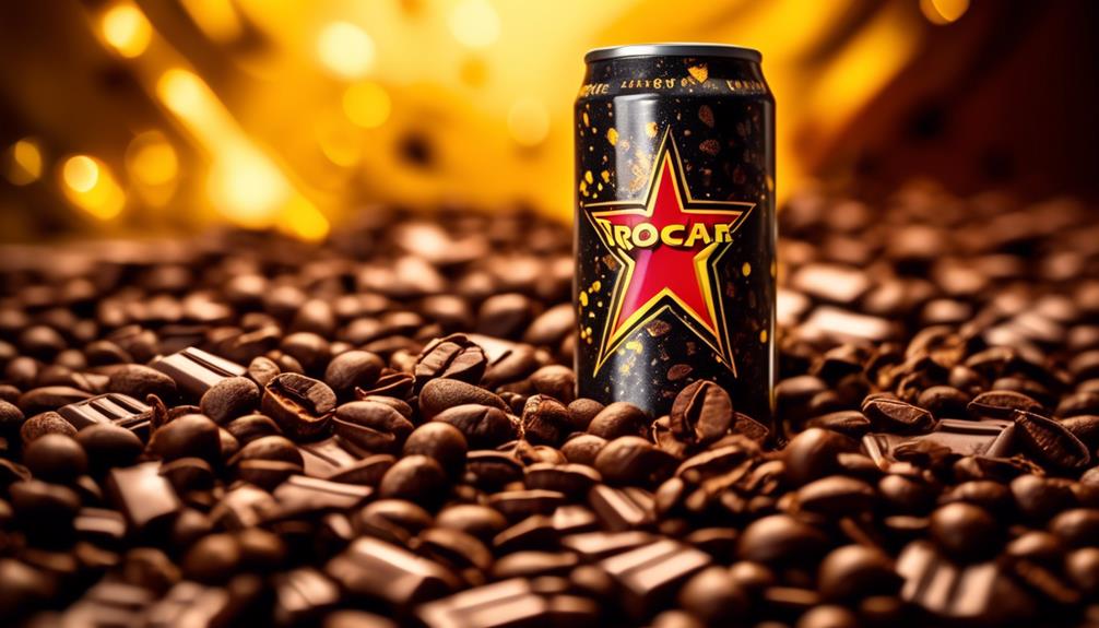 caffeine content in rockstar