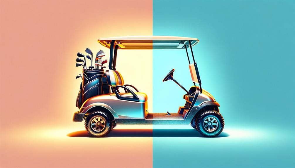 choosing between new and used golf carts