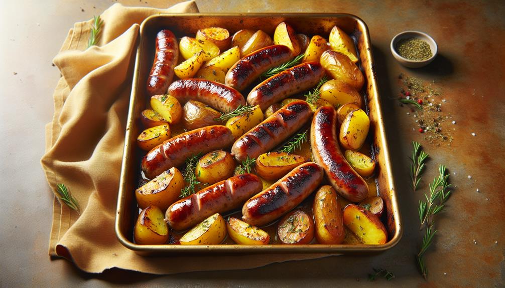 easy one pan sausage dinner