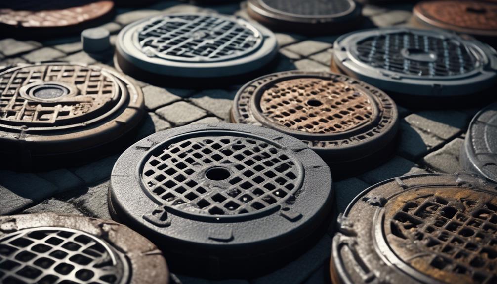 manhole covers common materials