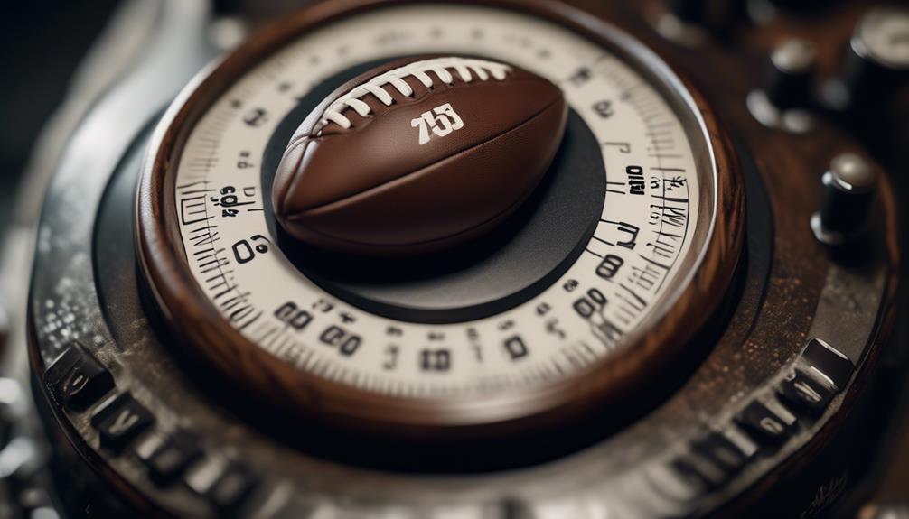 precision in football ball weight