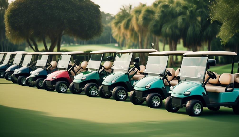 pricing for golf carts