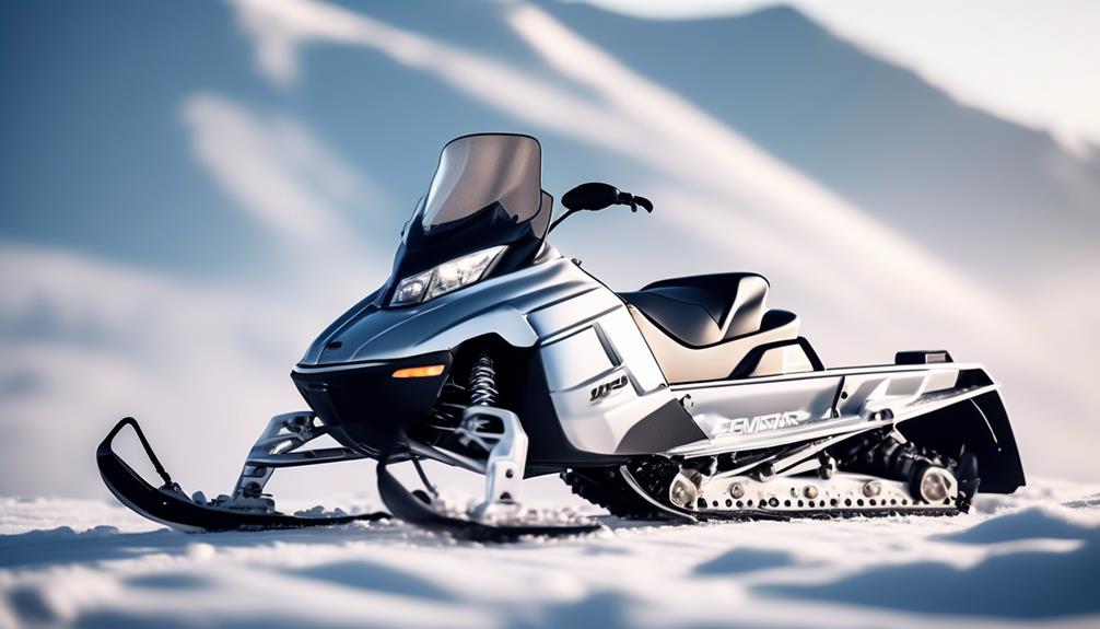 weight of a snowmobile